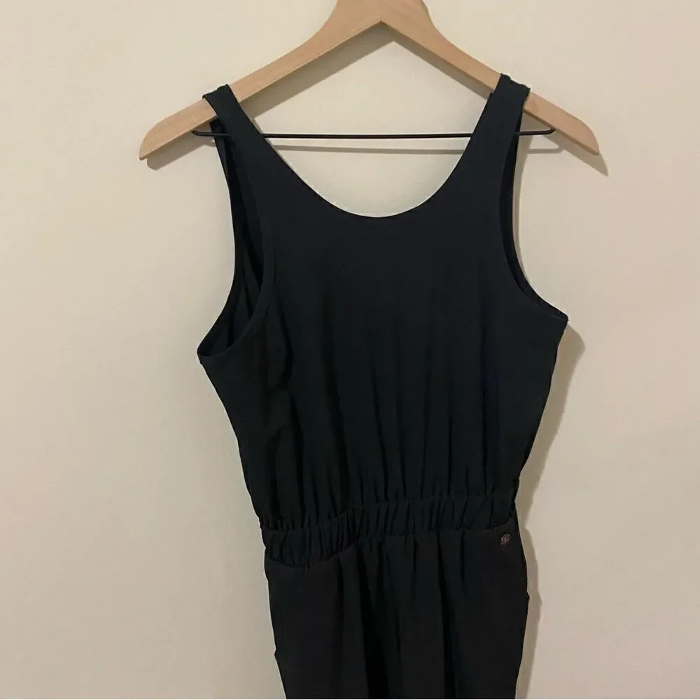 CALIA Wide Leg Overlap Jumpsuit